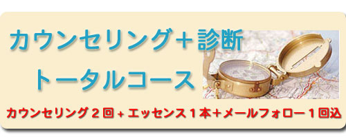 カウンセリング診断エッセンス込みトータルコース